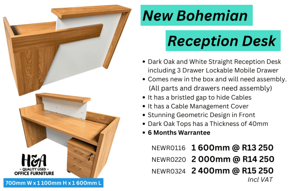 New Bohemian Reception Desk