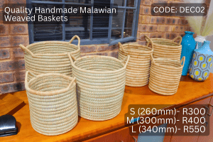 Malawian Weaved Baskets