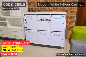 Pre-Loved 6-Door Modern Lockers