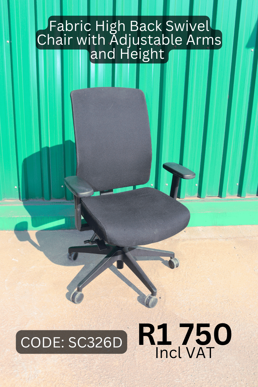 Used Office Chairs, Second Hand Ergonomic Swivel Chairs (2)