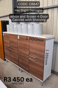 Used Office Cabinet, Second Hand 2-Door Cabinet