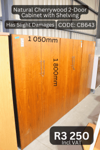 Used Office Cabinet, Second Hand 2-Door Cabinet