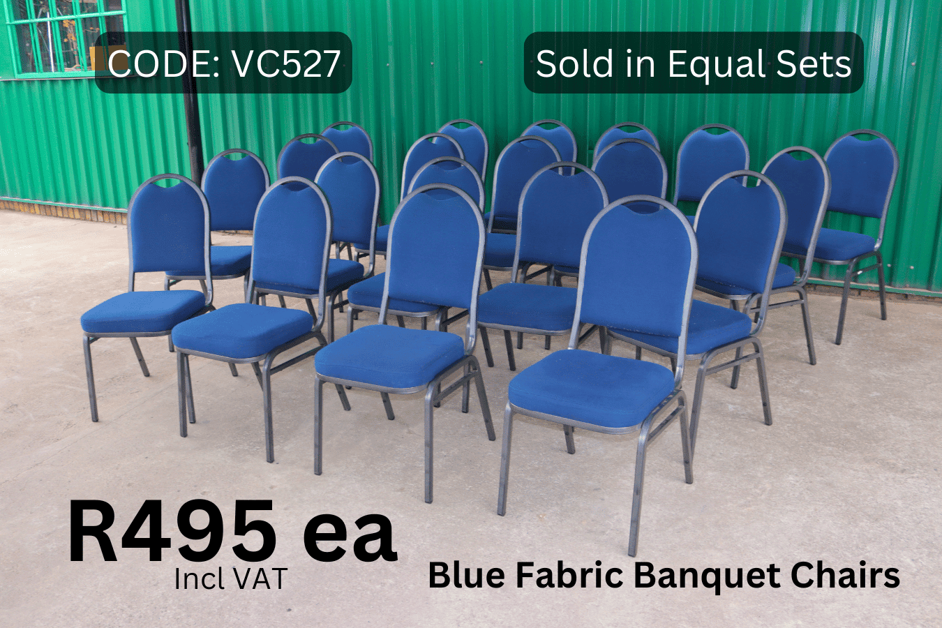 Used Banquet Hall Chairs, Used Office Chairs without Arms, Second Hand Reception Chairs