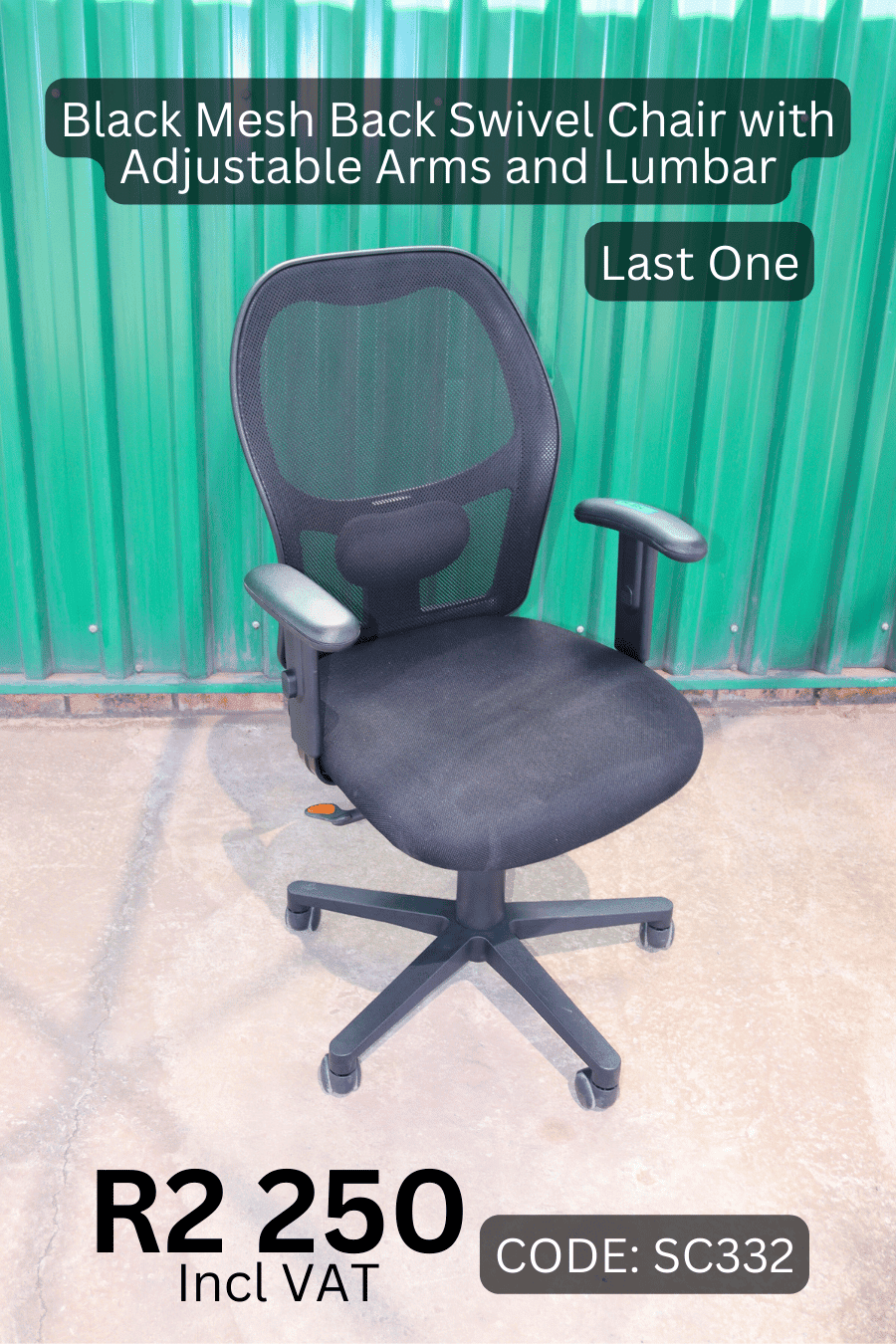 Used Executive Swivel Chair, Second Hand Office Chair with Wheels