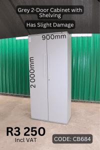 Used Office Cabinet, Second Hand Office Cabinet, PreLoved 2-Door Cabinets