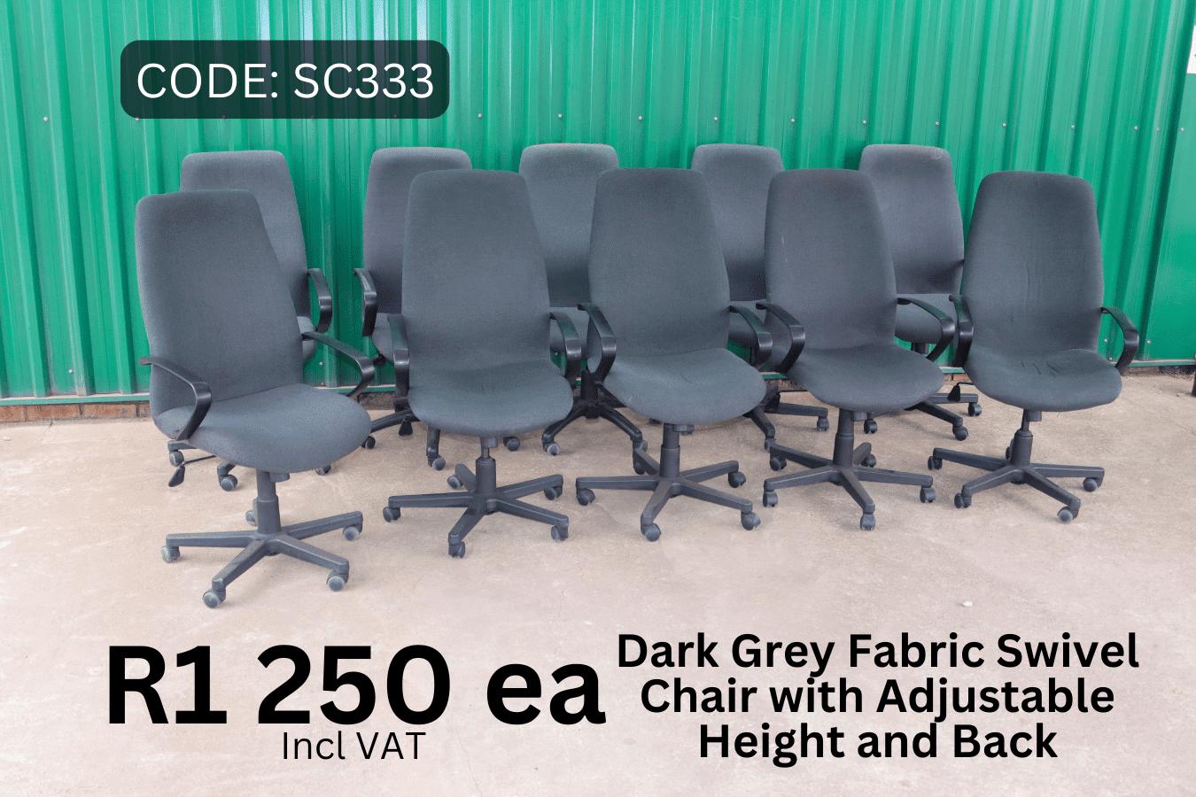 Used Office Swivel Chairs, Second Hand Office Chair with Wheels