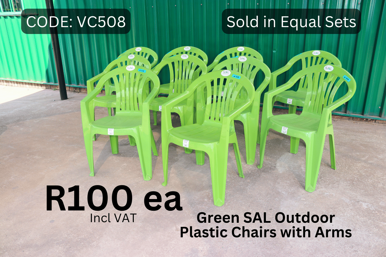 Used Plastic Chairs, Used Canteen Chairs, Second Hand Outside chairs, Second Hand Visitor Chair