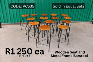 Used Wooden Barstools, Second Hand Office Seating
