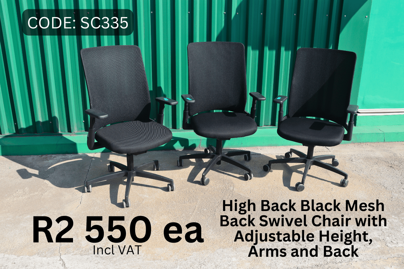 Second Hand Office Chair, Used Swivel Chair, Second Hand Ergonomic Swivel Chair