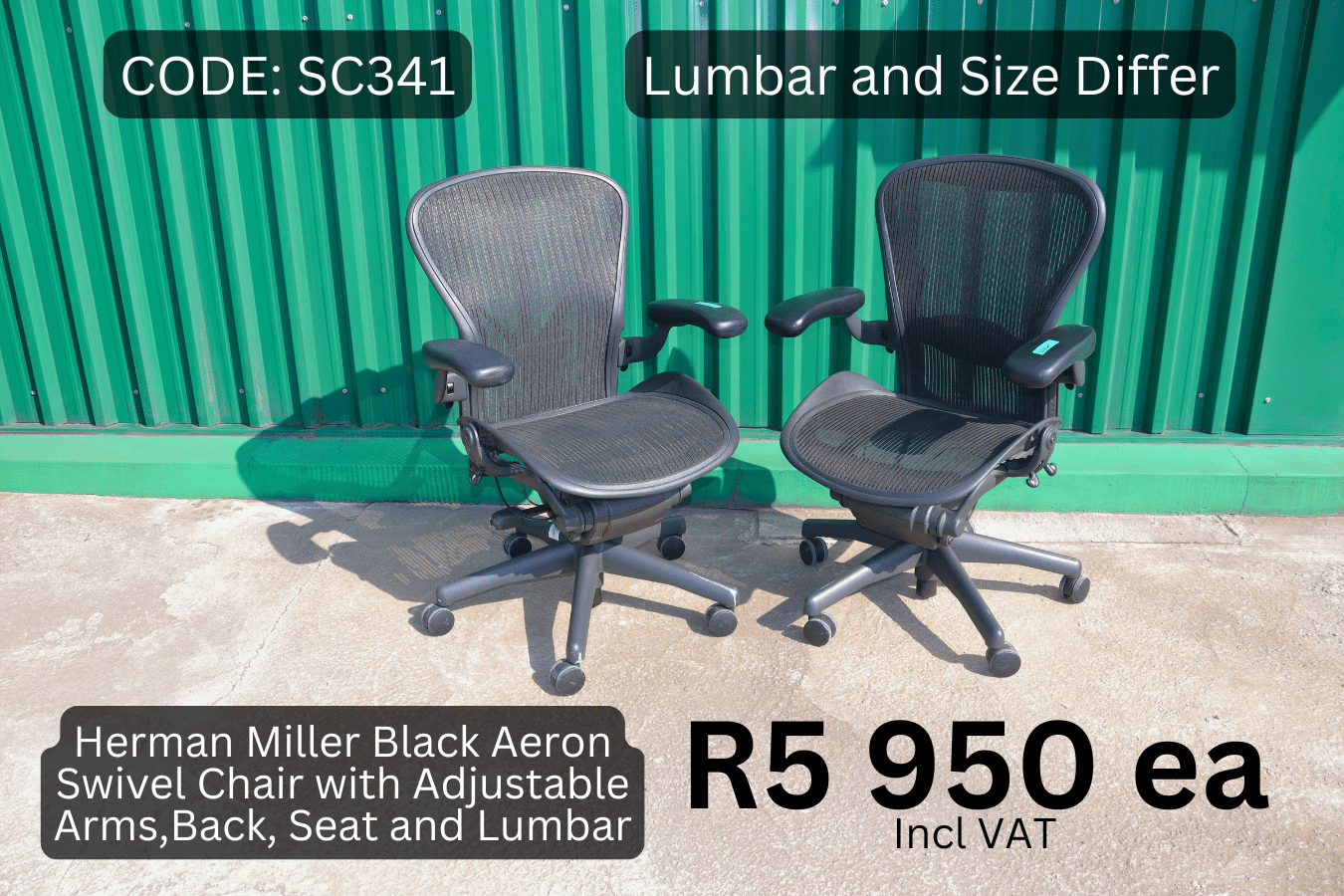 Used Herman Miller Aeron Swivel Chair, Second Hand Herman Miller Aeron Swivel Chair