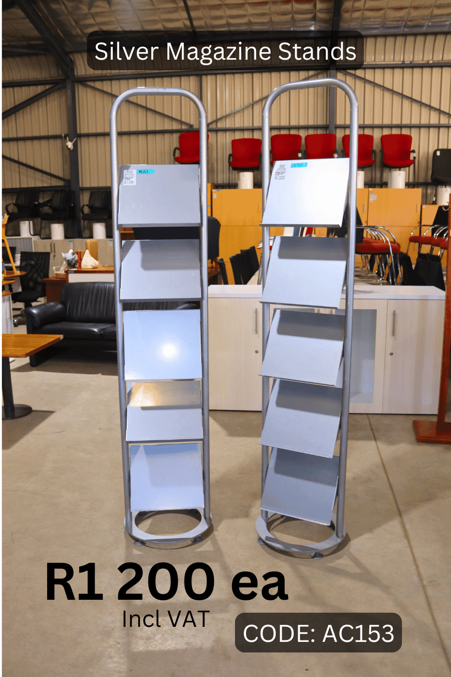 Used Magazine Stand, Second Hand Office Magazine or Pamphlet Stand