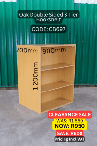 Second Hand Bookshelf, Used Oak Bookshelf
