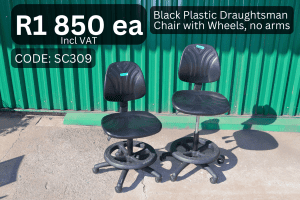 Used Office Draughtmans Chairs, Used Office Chairs, Quality Pre-Loved Office Swivel Chairs, Used Cashier Chairs