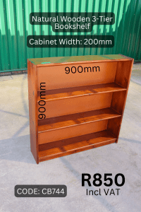 Second Hand Bookshelf, Used Bookshelf, Second Hand Brown Bookshelf