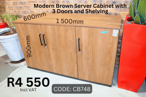 Used Modern Server Cabinet, Second Hand Cabinet, Used Boardroom Server Unit Cabinet