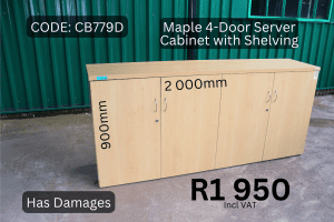 Used Cabinet, Second Hand Office Cabinet, Pre-Loved Server Cabinet, Second Hand Server Boardroom Cabinet