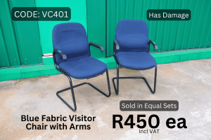 Used Visitor Chair, Second Hand Office Chair without Wheels, Pre-Owned Office Chair