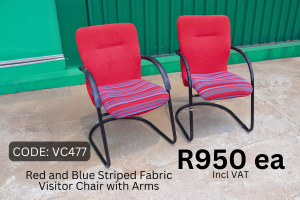 Used Chair without Wheels, Second Hand Office Chair, Used Visitor Chair