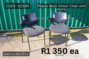 Used Visitor Chair, Second Hand Office Chair, Used Waiting Area Chairs, Used Client Chairs