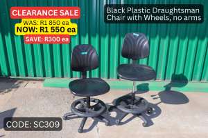 Used Office Draughtmans Chairs, Used Office Chairs, Quality Pre-Loved Office Swivel Chairs, Used Cashier Chairs