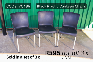 Used Canteen Chairs, Second Hand Office Chairs