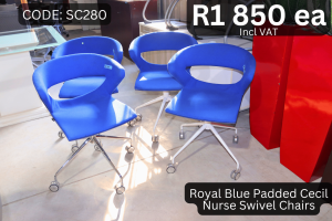 Quality used swivel chair supplied by HNA Office Furniture in Germiston.