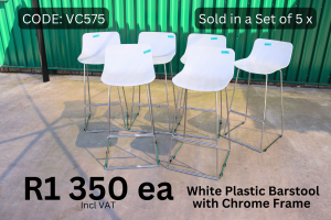 Modern quality second hand barstools supplied by HNA Office Furniture in Gauteng.