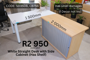 Quality modern used desk supplied by HNA Office Furniture in Gauteng.