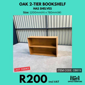 CB819 _ OAK-BOOKSHELF