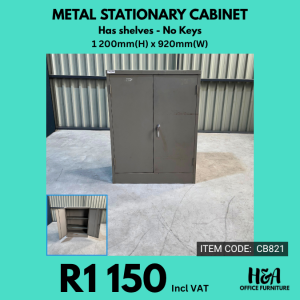 CB821 _ METAL-STATIONARY-CABINET