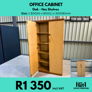 CB843 _ OAK-2-DOOR-CABINET