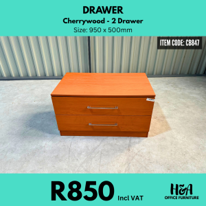 CB847 _ CHERRYWOOD-2-DRAWER-CABINET