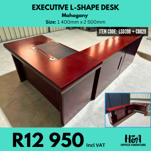 LSD398 _ CB829 _ EXECUTIVE-L-SHAPE-MAHOGANY