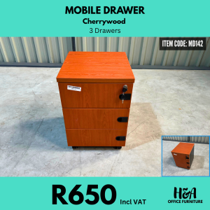 MD142 CHERRYWOOD-MOBILE-DRAWER
