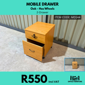 MD144 _ OAK-MOBILE-DRAWER