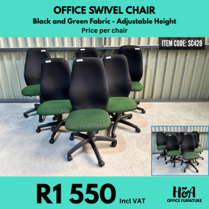 SC420 _ BLACK-AND-GREEN-SWIVEL-CHAIR