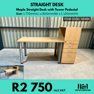 SD406 _ MAPLE-STRAIGHT-DESK