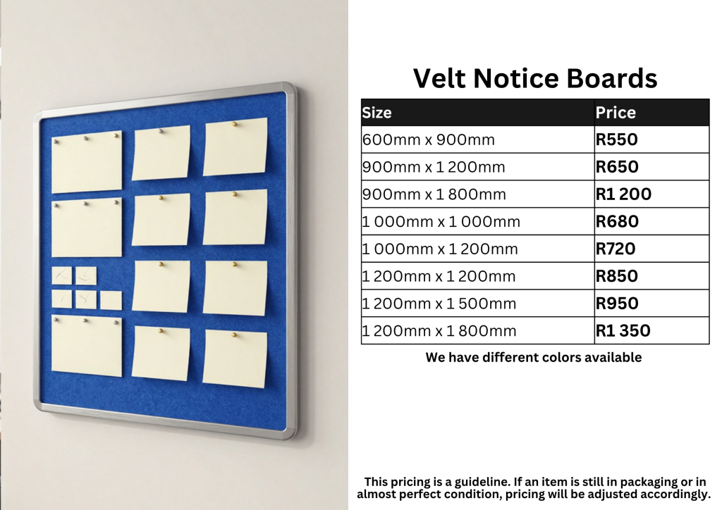 second-hand-notice-board-for-sale-hna-office-furniture-gauteng