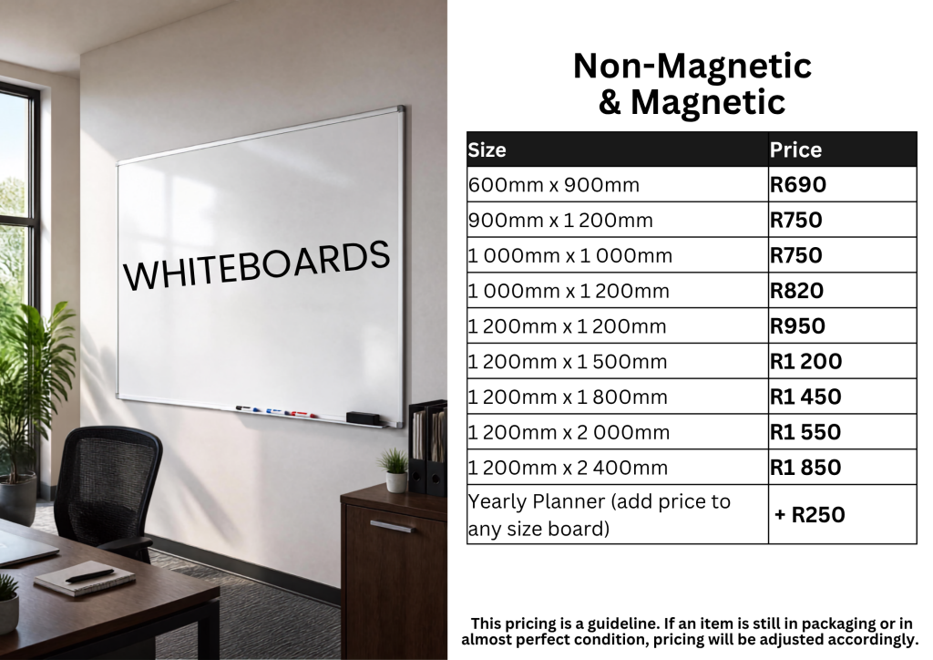 second-hand-whiteboard-for-sale-hna-office-furniture-gauteng