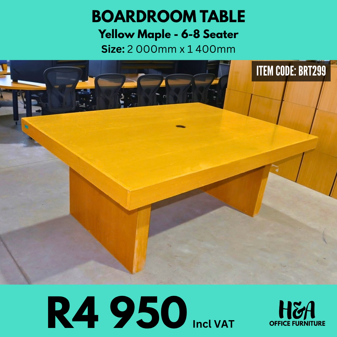 BRT299 _ YELLOW-MAPLE-6-8-SEATER-BOARDROOM-TABLE