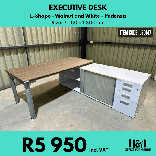 LSD417 L-SHAPE-WALNUT-AND-WHITE-WITH-PEDENZA